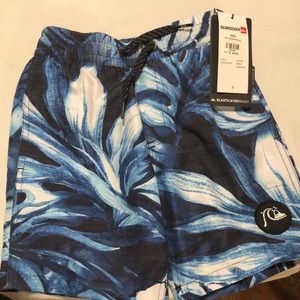NWT boys Quicksilver swim trunks